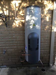 gas hot water installation
